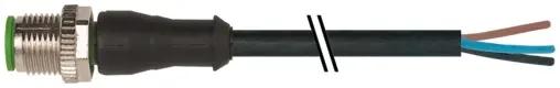 Produktfoto 1 von Murrelektronik 7000-12001-6334500, M12 St. 0° A-kod. freies Ltg-ende