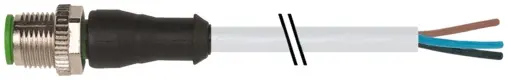 Produktfoto 1 von Murrelektronik 7000-12001-2533000, M12 St. 0° A-kod. freies Ltg-ende