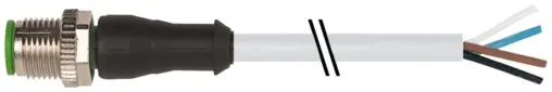 Produktfoto 1 von Murrelektronik 7000-12021-2343000, M12 St. 0° A-kod. freies Ltg-ende
