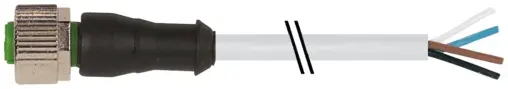 Produktfoto 1 von Murrelektronik 7000-12221-2344500, M12 Bu. 0° A-kod. freies Ltg-ende