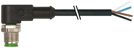 Murrelektronik 7000-12101-6343000, M12 St. 90° A-kod. freies Ltg-ende