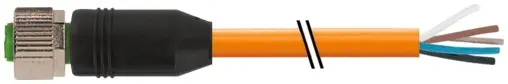 Produktfoto 1 von Murrelektronik 7000-12241-4881500, M12 Bu. 0° A-kod. freies Ltg-ende