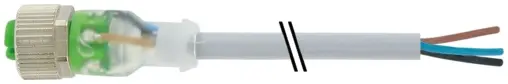 Produktfoto 1 von Murrelektronik 7000-12261-2333000, M12 Bu. 0° A-kod. freies Ltg-ende LED