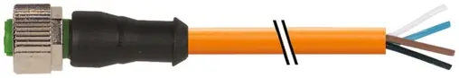 Produktfoto 1 von Murrelektronik 7000-12221-4872500, M12 Bu. 0° A-kod. freies Ltg-ende