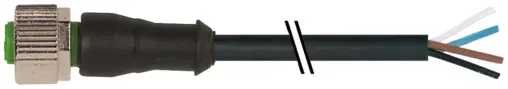 Murrelektronik 7000-12221-6342700, M12 Bu. 0° A-kod. freies Ltg-ende