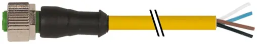 Produktfoto 1 von Murrelektronik 7000-12221-0343000, M12 Bu. 0° A-kod. freies Ltg-ende
