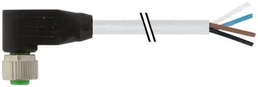 Produktfoto 1 von Murrelektronik 7000-12341-8624000, M12 Bu. 90° A-kod. freies Ltg-ende