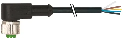 Produktfoto 1 von Murrelektronik 7000-12361-7325000, M12 Bu. 90° A-kod. freies Ltg-ende