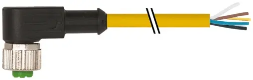 Produktfoto 1 von Murrelektronik 7000-12361-0352000, M12 Bu. 90° A-kod. freies Ltg-ende