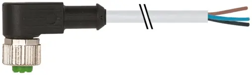 Produktfoto 1 von Murrelektronik 7000-12321-2334000, M12 Bu. 90° A-kod. freies Ltg-ende
