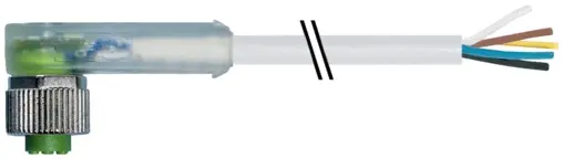 Produktfoto 1 von Murrelektronik 7000-12441-2352500, M12 Bu. 90° A-kod. freies Ltg-ende LED