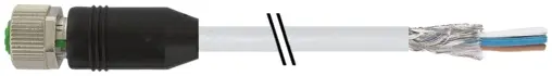 Murrelektronik 7000-17121-2863500, M12 Bu. 0° A-kod. freies Ltg-ende geschirmt