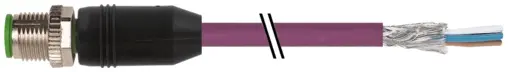 Produktfoto 1 von Murrelektronik 7000-13105-8030450, M12 St. 0° A-kod. freies Ltg-ende