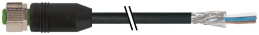 Produktfoto 1 von Murrelektronik 7000-13225-8381500, M12 Bu. 0° A-kod. freies Ltg-ende