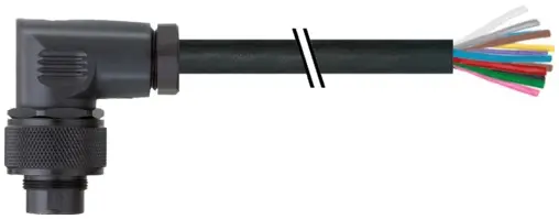 Produktfoto 1 von Murrelektronik 7000-16851-9590200, M16 Stifte, gewinkelt, freies Ende