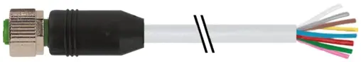 Produktfoto 1 von Murrelektronik 7000-17041-2072500, M12 Bu. 0° A-kod. freies Ltg-ende