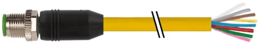 Produktfoto 1 von Murrelektronik 7000-17001-1141200, M12 St. 0° A-kod. freies Ltg-ende