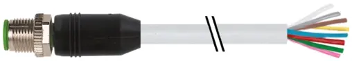 Murrelektronik 7000-17001-2921600, M12 St. 0° A-kod. freies Ltg-ende