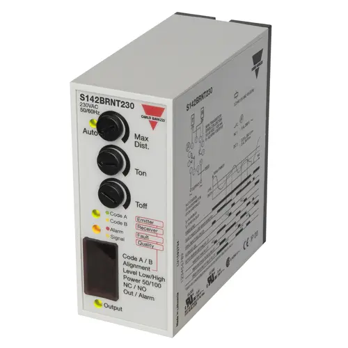 Produktfoto 1 von Carlo Gavazzi S142BRNT230, PHOTO AMP 1CH NPN SPDT TIMER