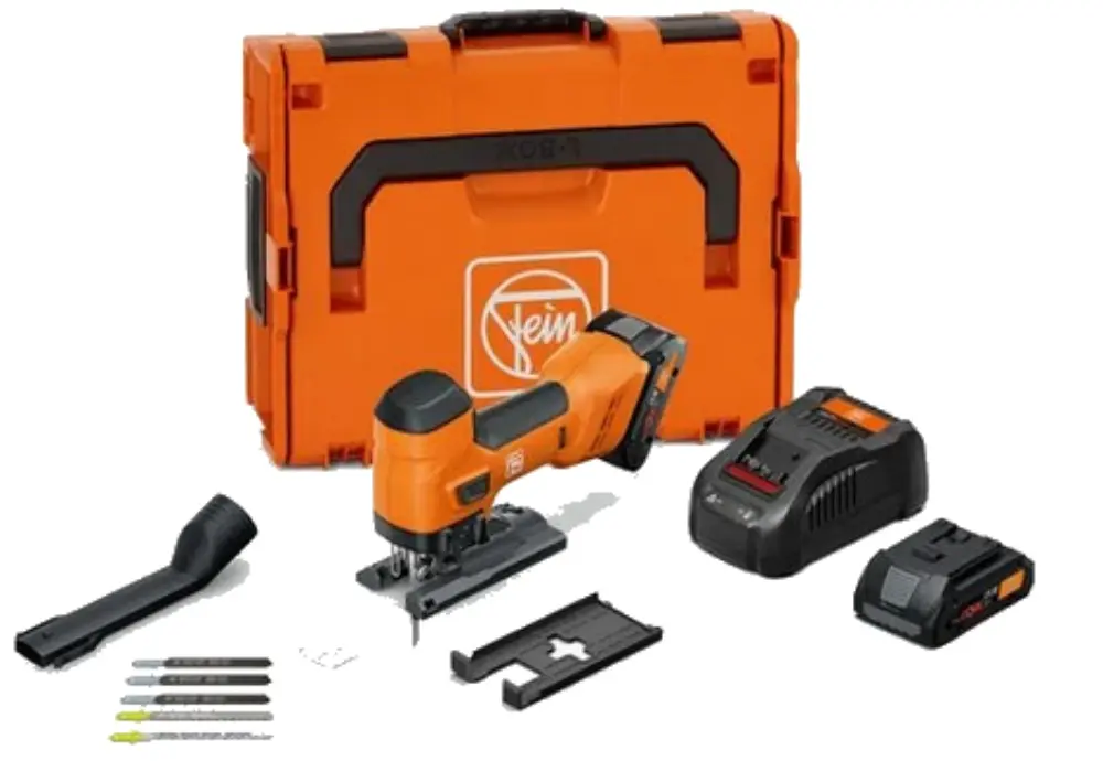 Produktfoto 1 von Fein 71360562000, Akku-Stichsäge ASTS 18-26 AS 2x 4,0 Ah & Ladegerät