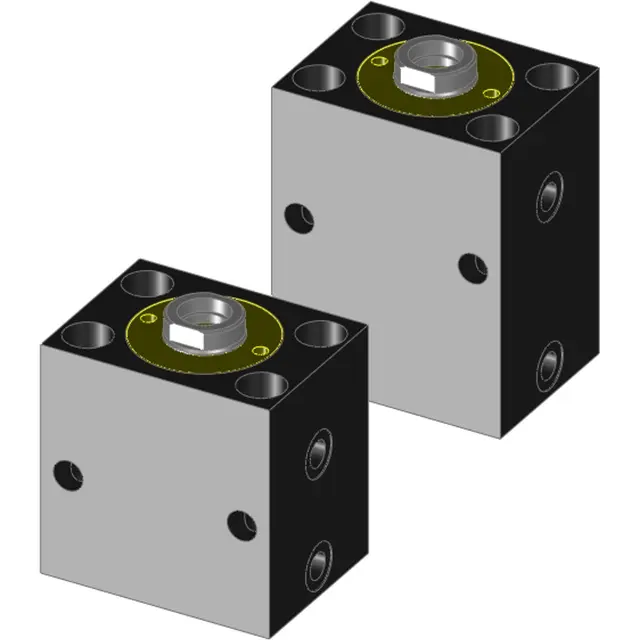 Produktfoto 1 von DESTACO 722D32252-2 - Hydraulik-Blockzylinder, doppeltwirkend