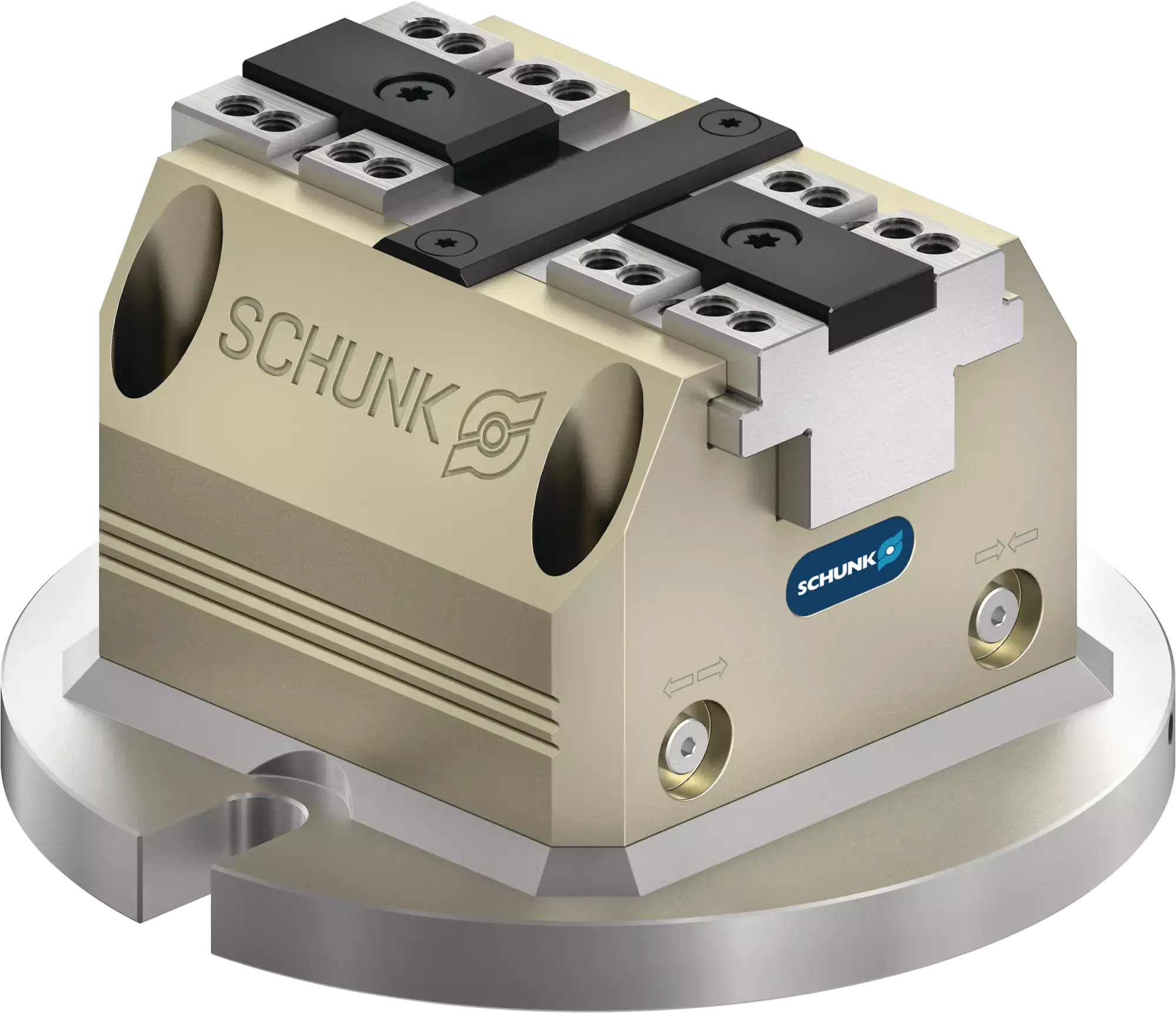Produktfoto 1 von SCHUNK PGS3-LH 100, Pneumatische 2-Backen-Kraftspannblöcke