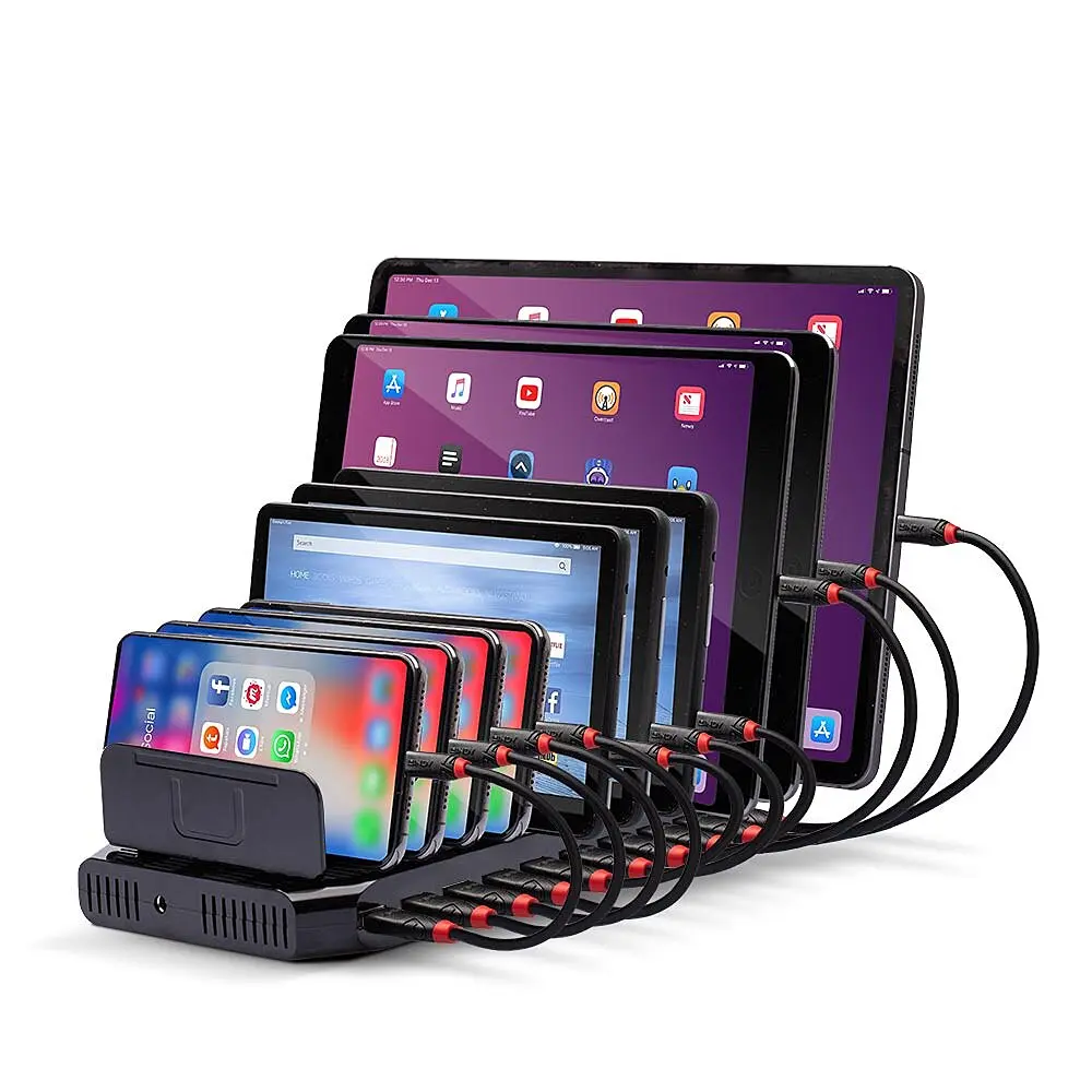 Produktfoto 1 von LINDY 73309, 96W 10 Port USB-Ladestation