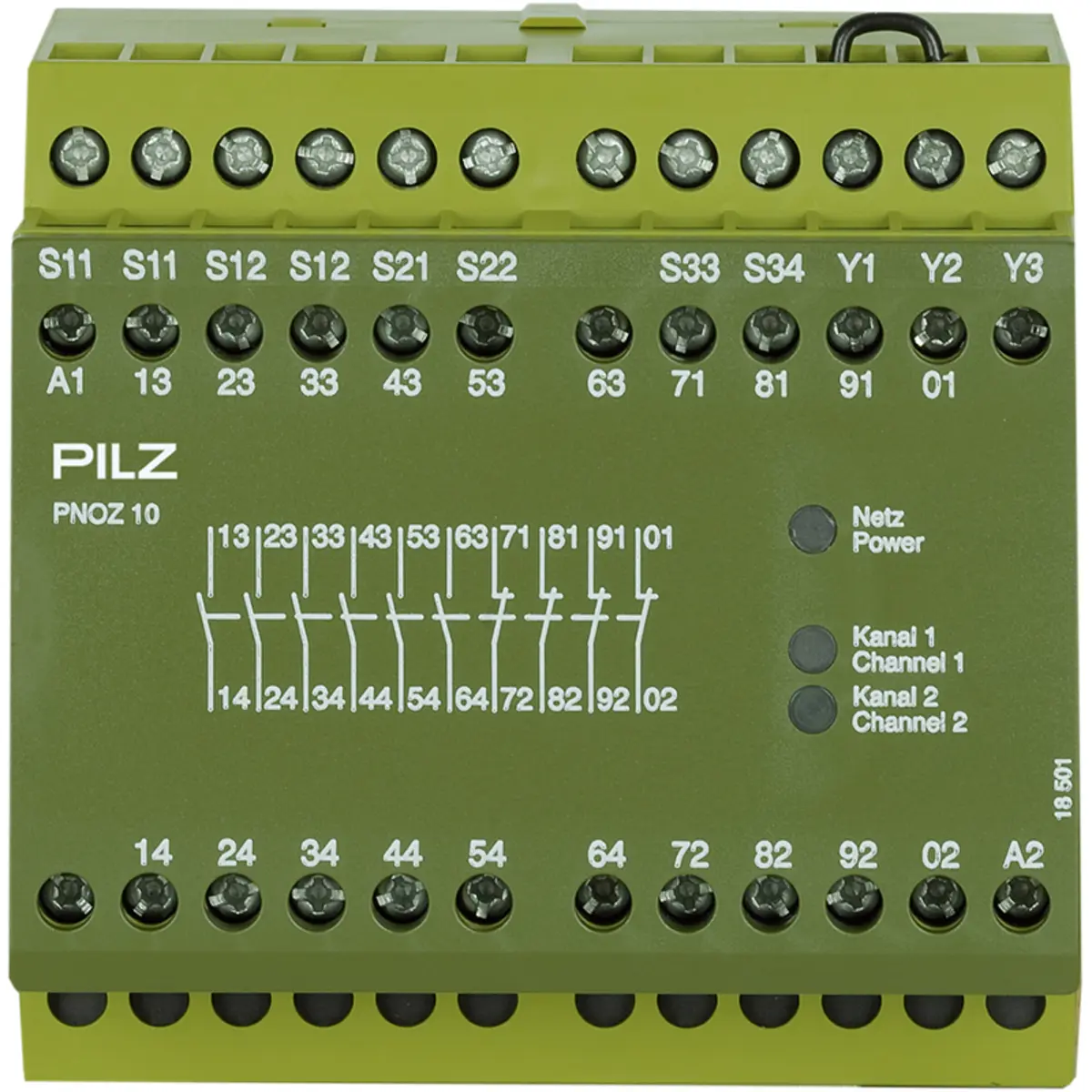 PILZ PNOZ 10 24VDC 6n/o 4n/c Schaltgeräte P/N: 774009