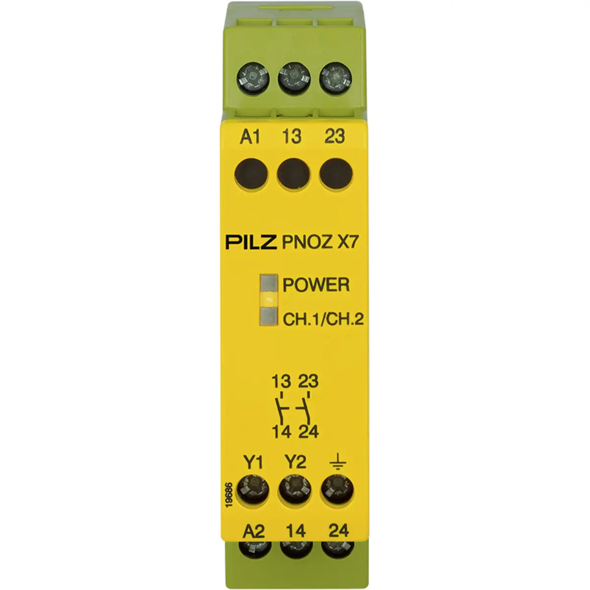 Produktfoto 1 von PILZ PNOZ X7 230VAC 2n/o Schaltgeräte P/N: 774056