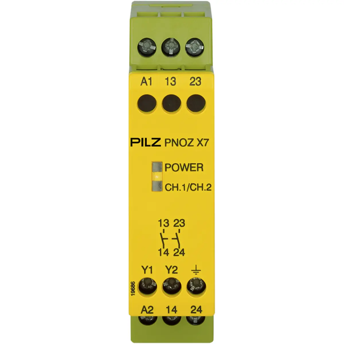 Produktfoto 1 von PILZ PNOZ X7 110VAC 2n/o Schaltgeräte P/N: 774053