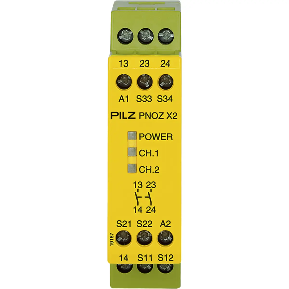 Produktfoto 1 von PILZ PNOZ X2 24VAC/DC 2n/o Schaltgeräte P/N: 774303