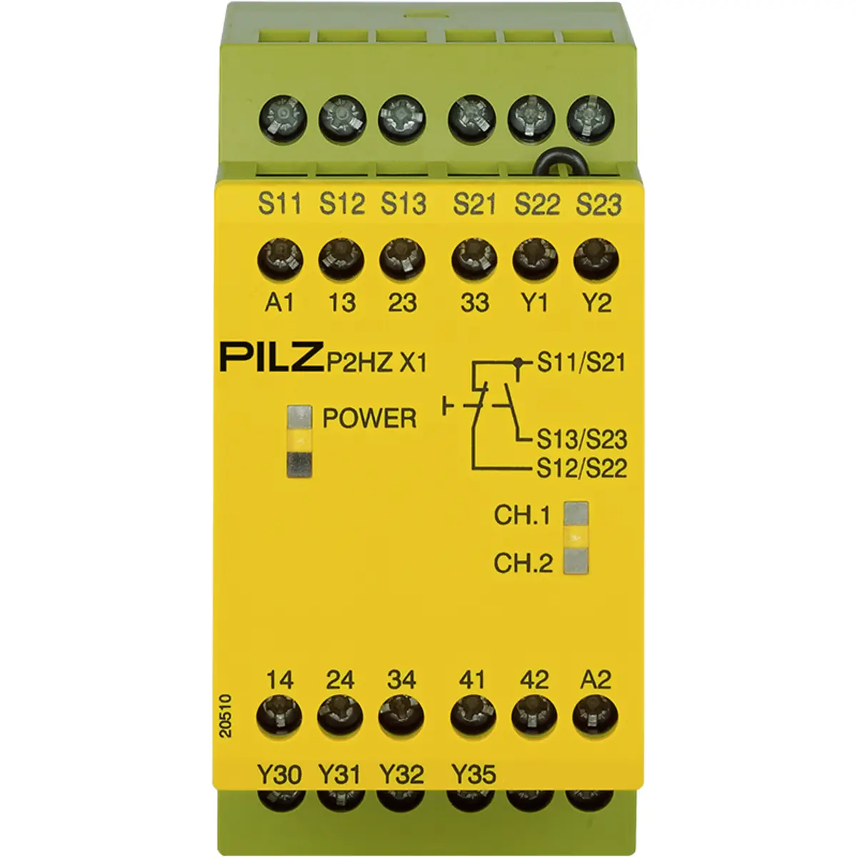 Produktfoto 1 von PILZ P2HZ X1 24VDC 3n/o 1n/c Schaltgeräte P/N: 774340
