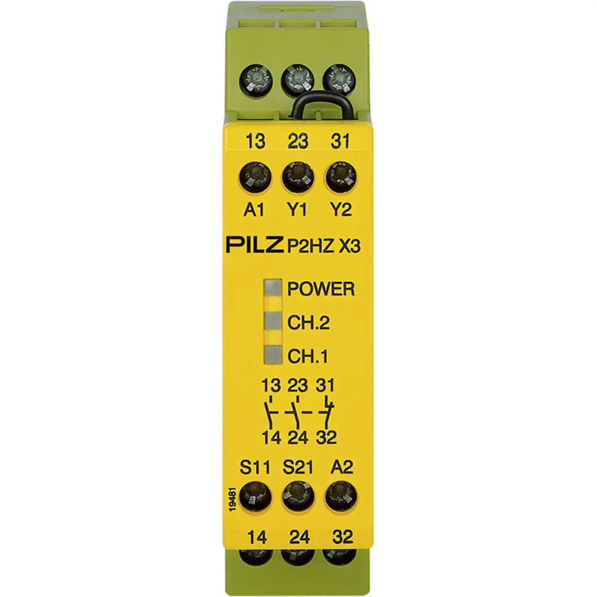Produktfoto 1 von PILZ P2HZ X3 24VDC 2n/o 1n/c Schaltgeräte P/N: 774350