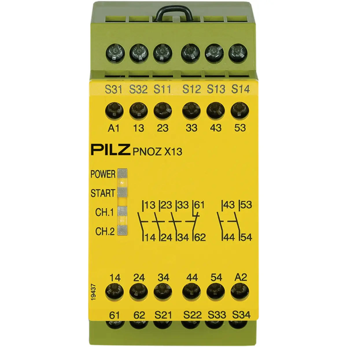 Produktfoto 1 von PILZ PNOZ X13 24VDC 5n/o 1n/c Schaltgeräte P/N: 774549