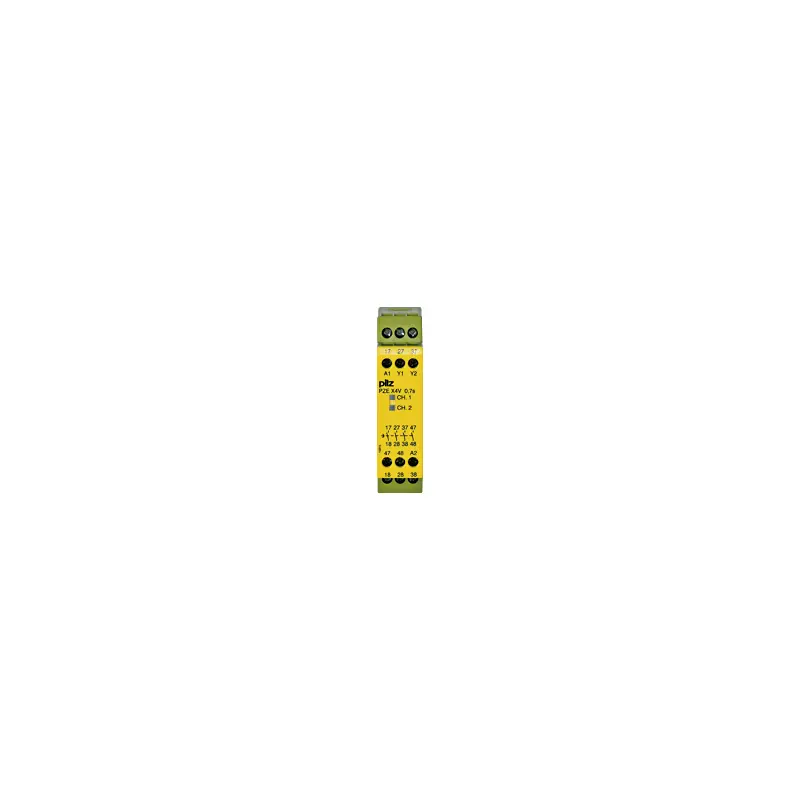 Produktfoto 1 von PILZ PZE X4V 0,7/24VDC 4n/o fix, Kontakterweiterungen, P/n: 774586