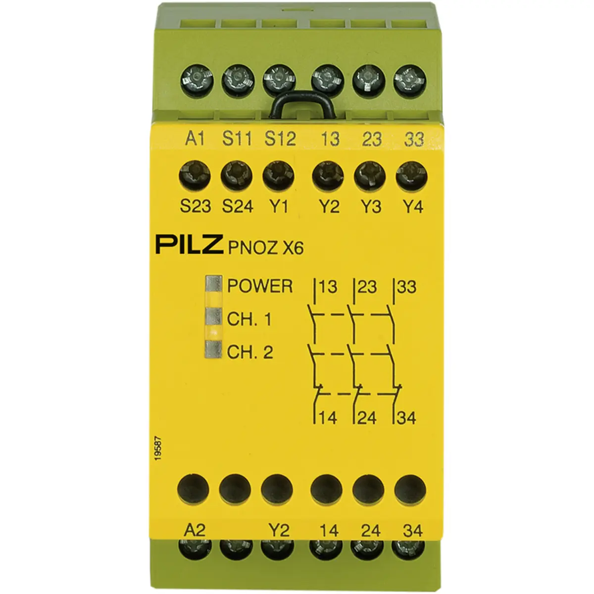 Produktfoto 1 von PILZ PNOZ X6 24VAC 24VDC 3n/o Schaltgeräte P/N: 774729