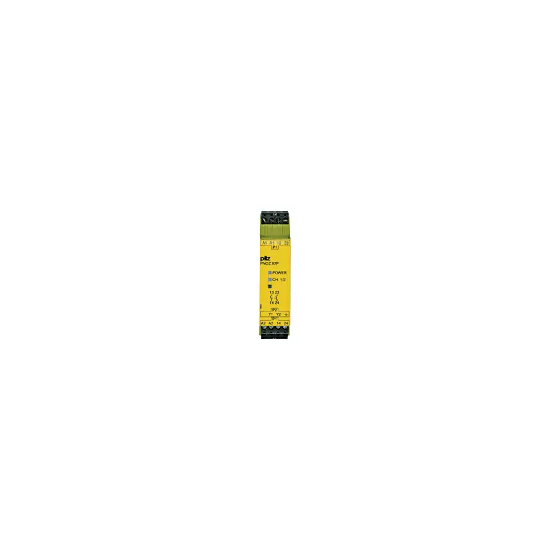 Produktfoto 1 von PILZ PNOZ X7P 230-240VAC 2n/o, Überwachung von Not-Halt, Schutztüren