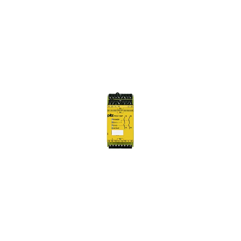 Produktfoto 1 von PILZ PNOZ 16SP 24VAC 24VDC 2n/o, Schaltmattenüberwachung, P/n: 777070