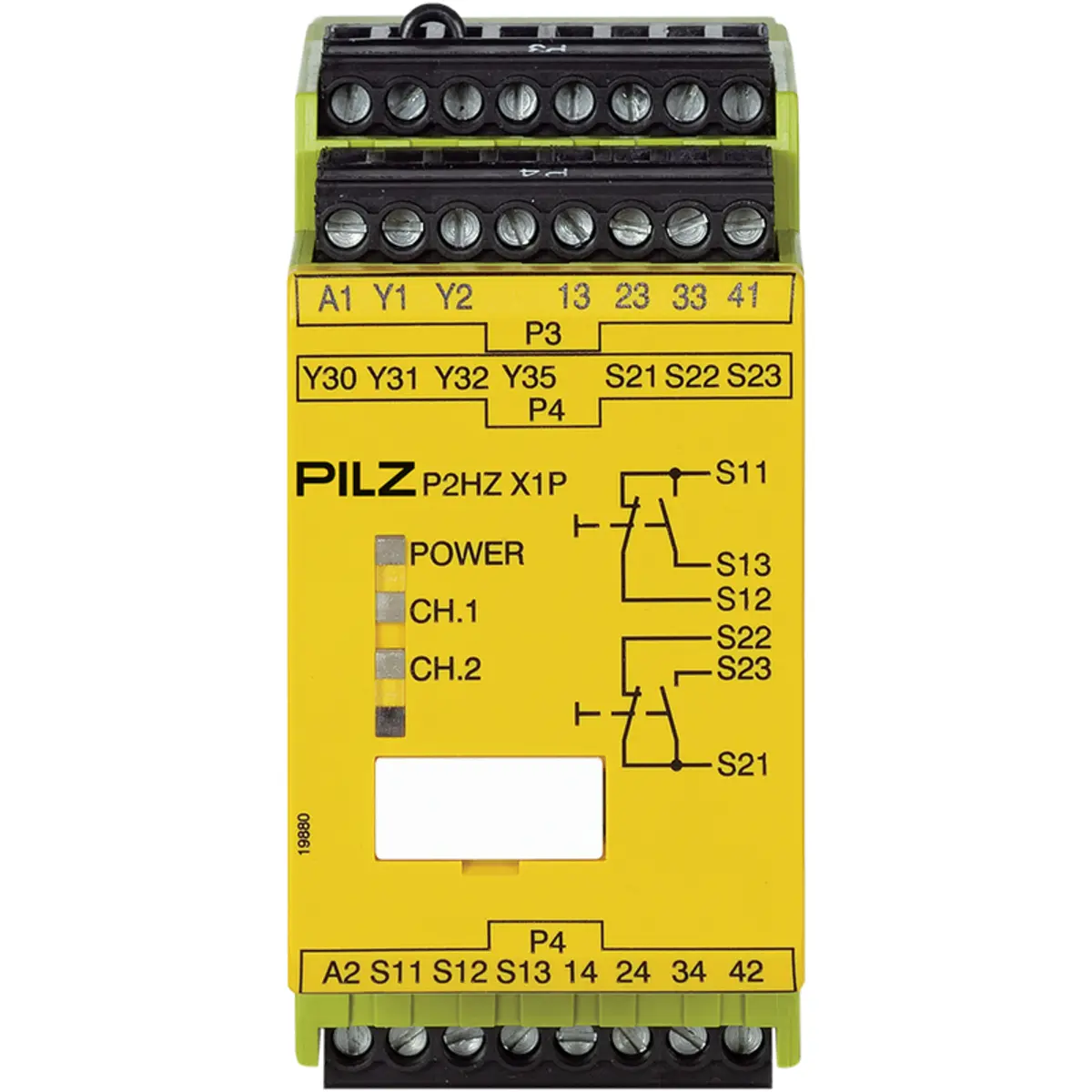 Produktfoto 1 von PILZ P2HZ X1P 24VDC 3n/o 1n/c 2so Schaltgeräte P/N: 777340