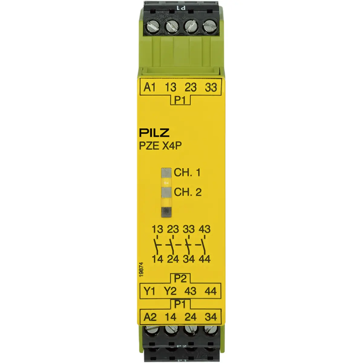 Produktfoto 1 von PILZ PZE X4P 24VDC 4n/o Schaltgeräte P/N: 777585