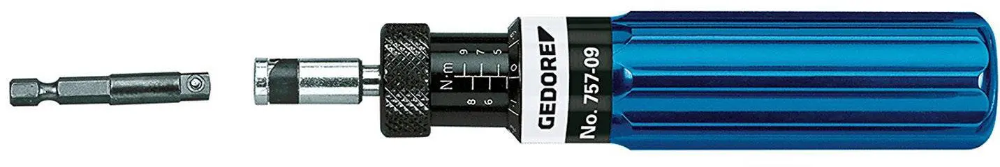 Produktfoto 1 von Gedore 757-09 Drehmoment-Schraubendreher 4 - 9 Nm DIN EN ISO 6789