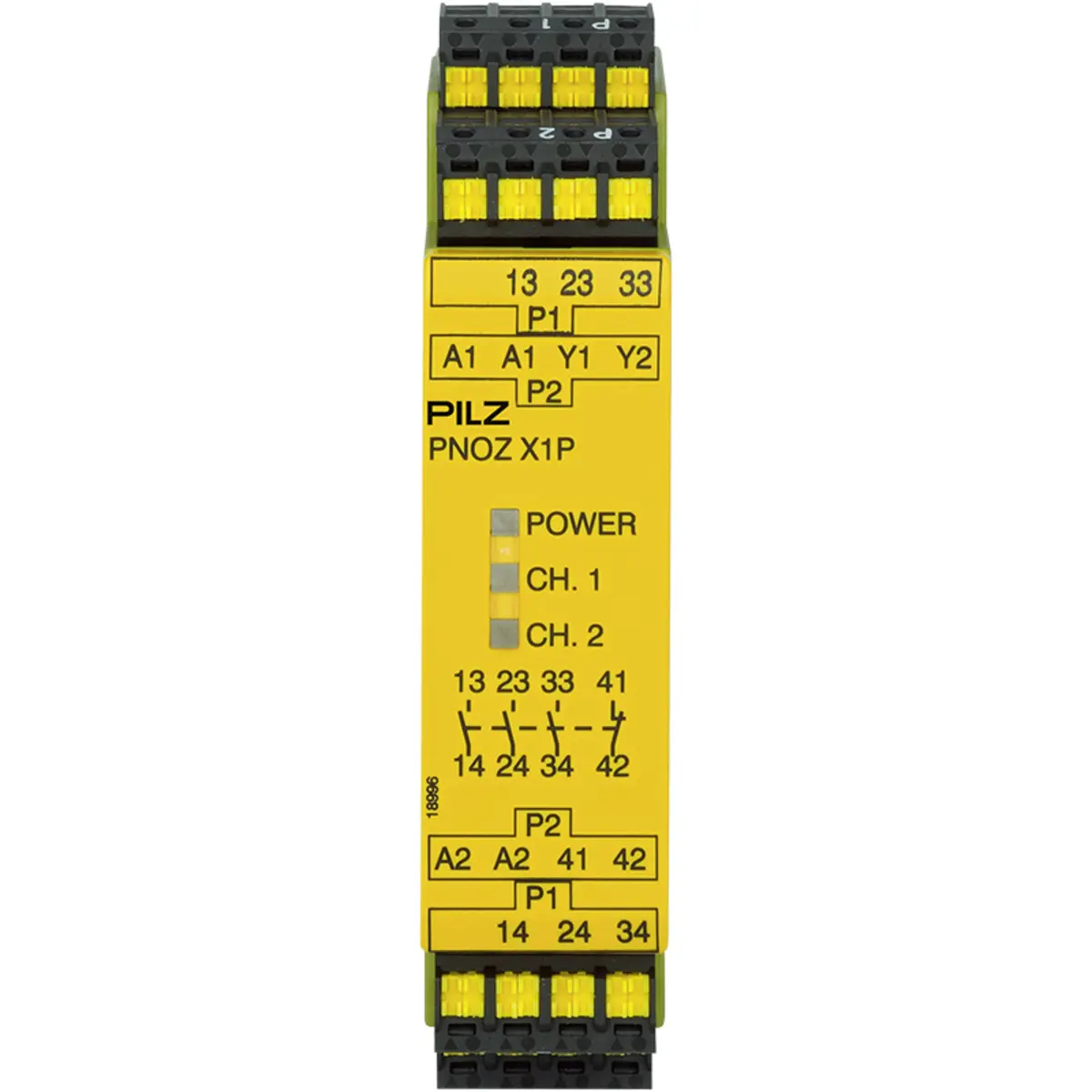 Produktfoto 1 von PILZ PNOZ X1P C 24VDC 3n/o 1n/c Schaltgeräte P/N: 787100