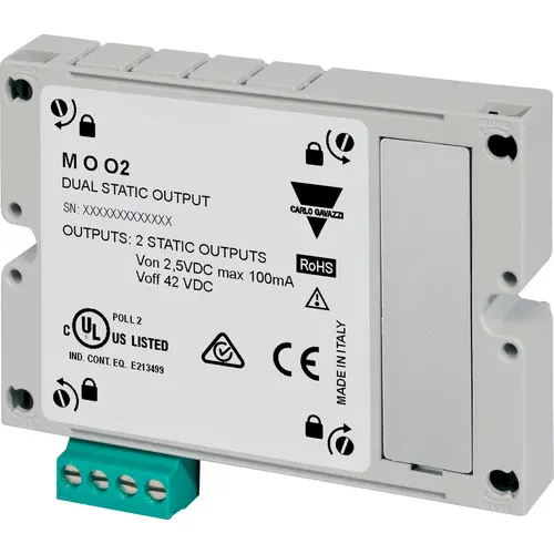 Produktfoto 1 von Carlo Gavazzi MOO2, Dualer statischer Ausgang (AC/DC Opto-MOS)