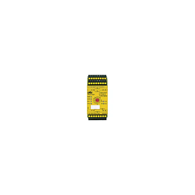 Produktfoto 1 von PILZ PNOZ XV2P C 3/24VDC 2n/o 2n/o t, Zeitüberwachung, P/n: 787502