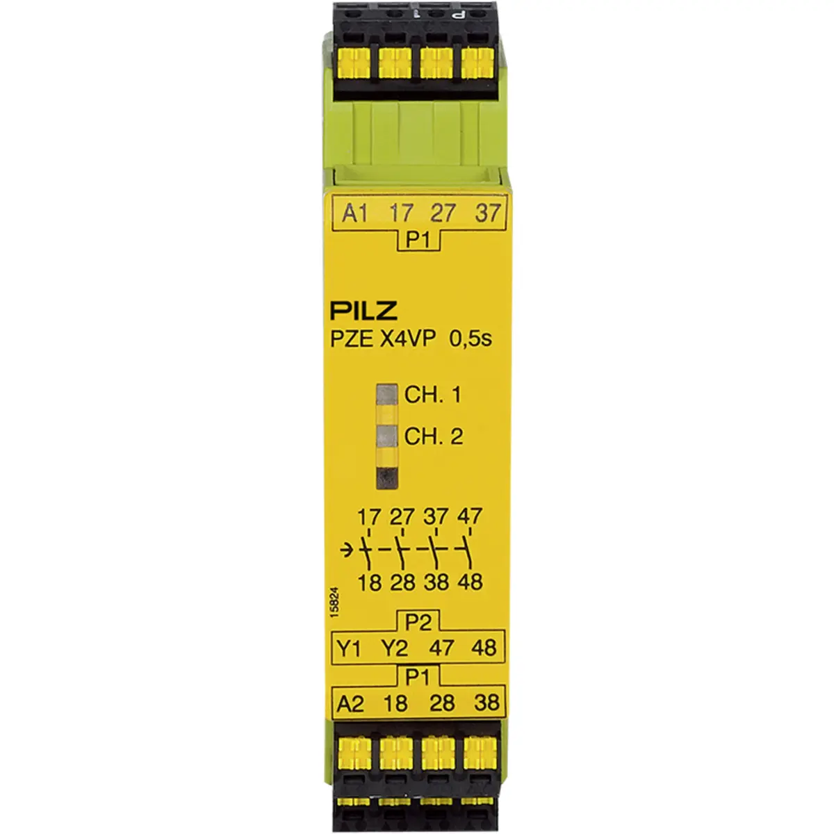 Produktfoto 1 von PILZ PZE X4VP C 0,5/24VDC 4n/o fix, Kontakterweiterungen, P/n: 787580