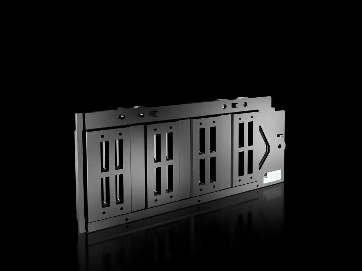 Produktfoto 1 von Rittal SV 9686.040, 9686040 Busbar support for busbar entry (roof section)