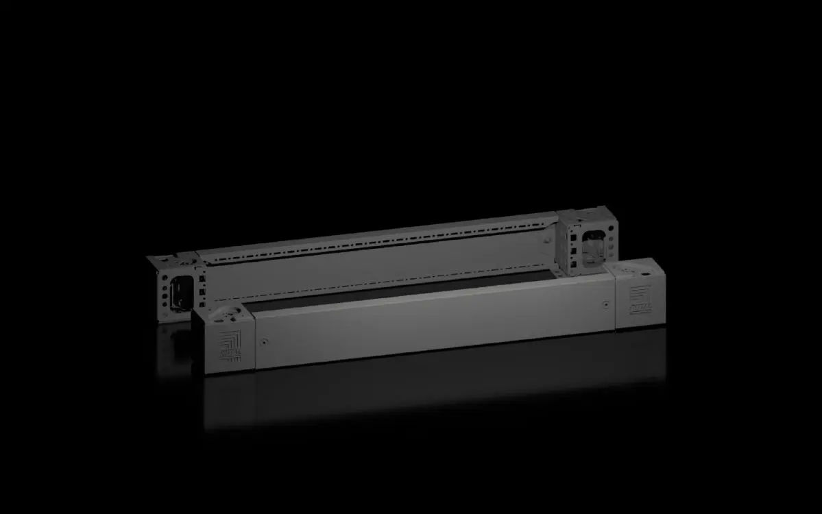 Produktfoto 1 von Rittal VX 8660.004, 8660004 Base/plinth corner pieces with base/plinth trim panels, front and rear for base/plinth system VX, sheet steel