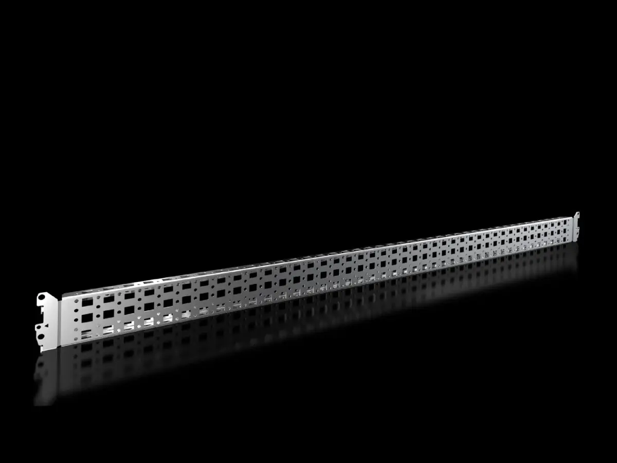 Produktfoto 1 von Rittal VX 8617.160, 8617160 Punched section with mounting flange, 23 x 64 mm for VX, VX IT, VX SE, AX plastic