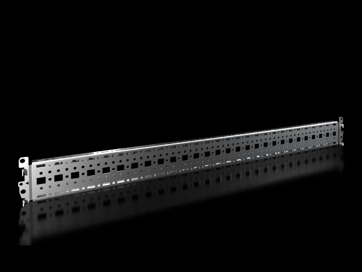 Produktfoto 1 von Rittal VX 8617.040, 8617040 Punched section with mounting flange, 18 x 64 mm for VX