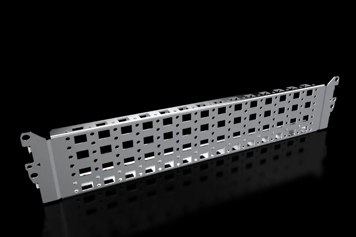 Produktfoto 1 von Rittal VX 8100.731, 8100731 Punched section with mounting flange, 23 x 89 mm, stainless steel for VX, VX SE